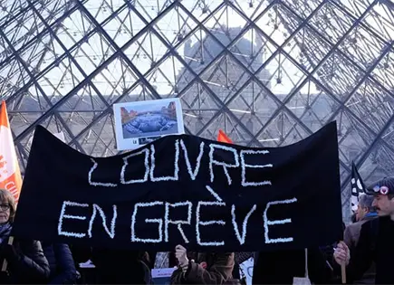 Empleados de Louvre, prorrogan su huelga Empleados de Louvre, prorrogan su huelga